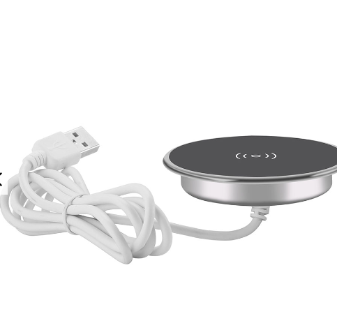 15W desktop wireless charger and desktop embedded furniture wireless charger for mobile phone