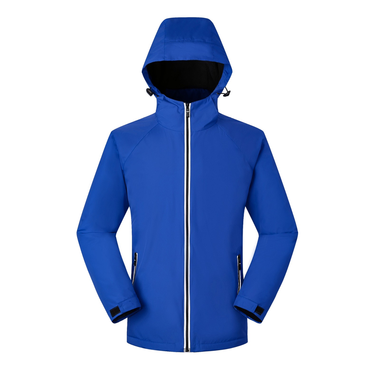 Manufacturers spot waterproof windproof zipper one-piece reflective storm jacket outdoor overalls fleece liner cotton suit