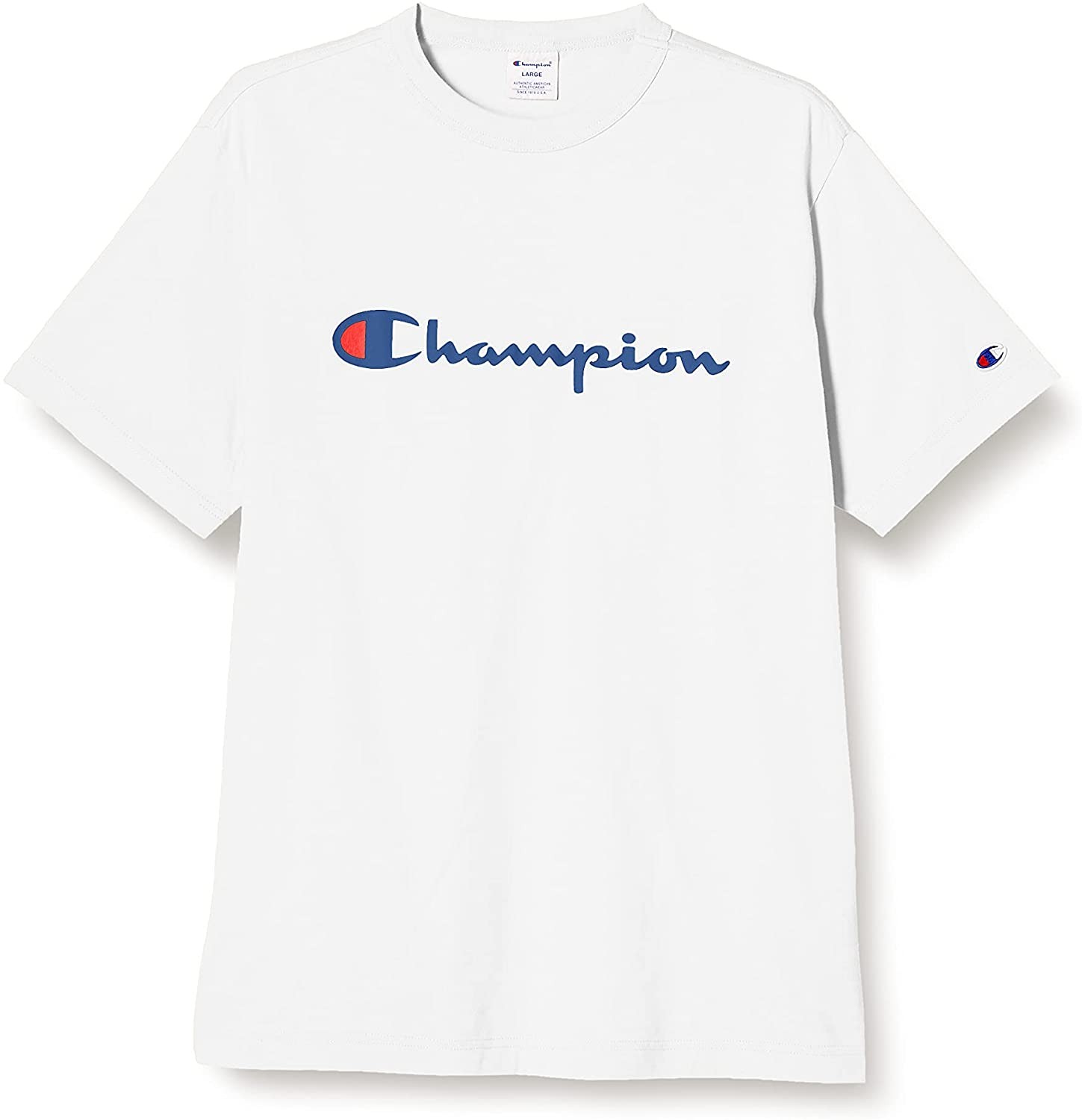 Champion Men's Short Sleeve T-Shirt Cotton Classic Print Logo C3-P302