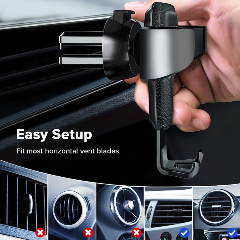 GETIHU Car Holder Air Vent Clip Mount Mobile Phone Stand Smartphone GPS Support Universal For iPhone