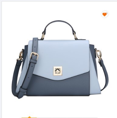 2023 New Hot Selling Blue PU Leather Bag Women's Shoulder Bag Women's Handbag