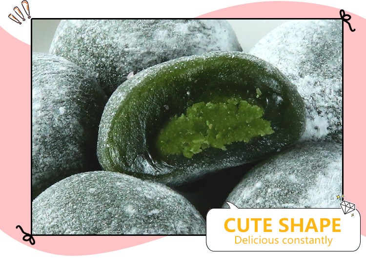Factory Direct Supply Wholesale Delicious Taiwan Flavor Matcha Mochi Mochi Candy Mochi Confectionery
