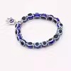 fashion blue eyes bracelet evil turkish glass beads Handmade elasticity bracelet jewelry for women