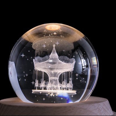 Ice and snow luck Aisha Crystal ball Aisha princess music box Music box birthday gift for girl graduation