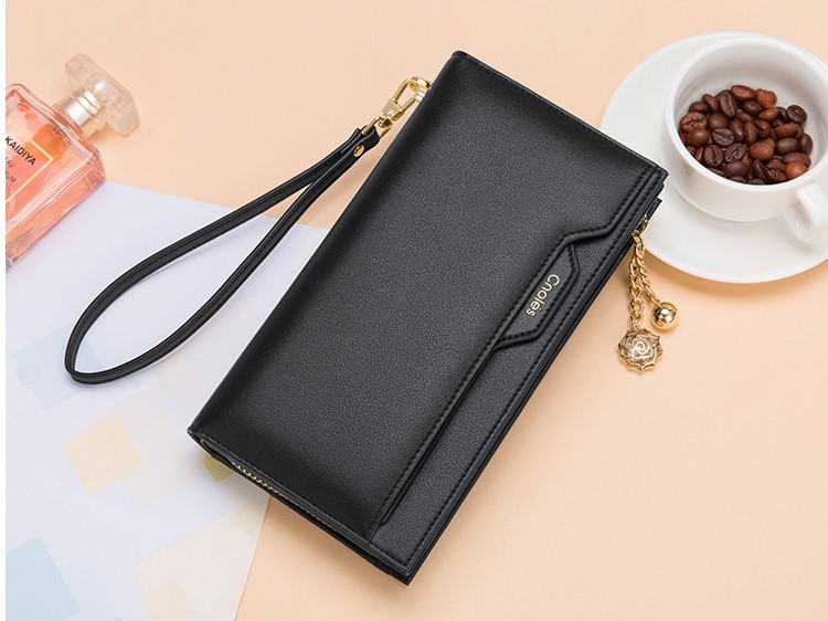 Women's wallet Long cowhide multi-functional zero wallet Women's multi card zipper handbag Women's large capacity wallet