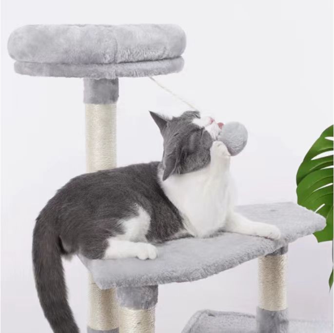 107MKAs a company selling cat climbing frames , our products should have advantages in excellent quality , design , material , and price to meet the purchasing needs of customers .