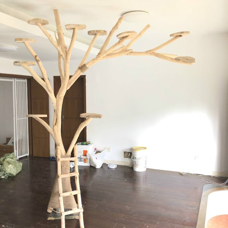 AIKUN Cat Tree Furniture Condos For Cats And Kittens Gray Platform