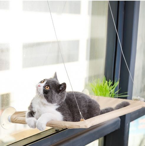 FEANDREA Cat hammock cat bed suction cup type cat bed hanging cat bed hanging cat bed window glass window sill pet supplies sunbathing