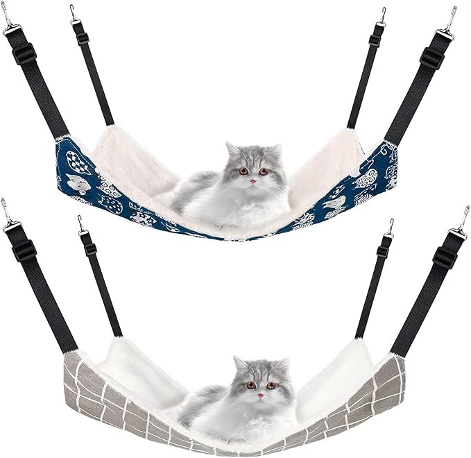 PEFUNY Cat Window Hammock Window Perch Safety Cat Shelves Space Saving Beige Premium Set Cat Bed Window Window Mounted Cat Seat for Large Cats